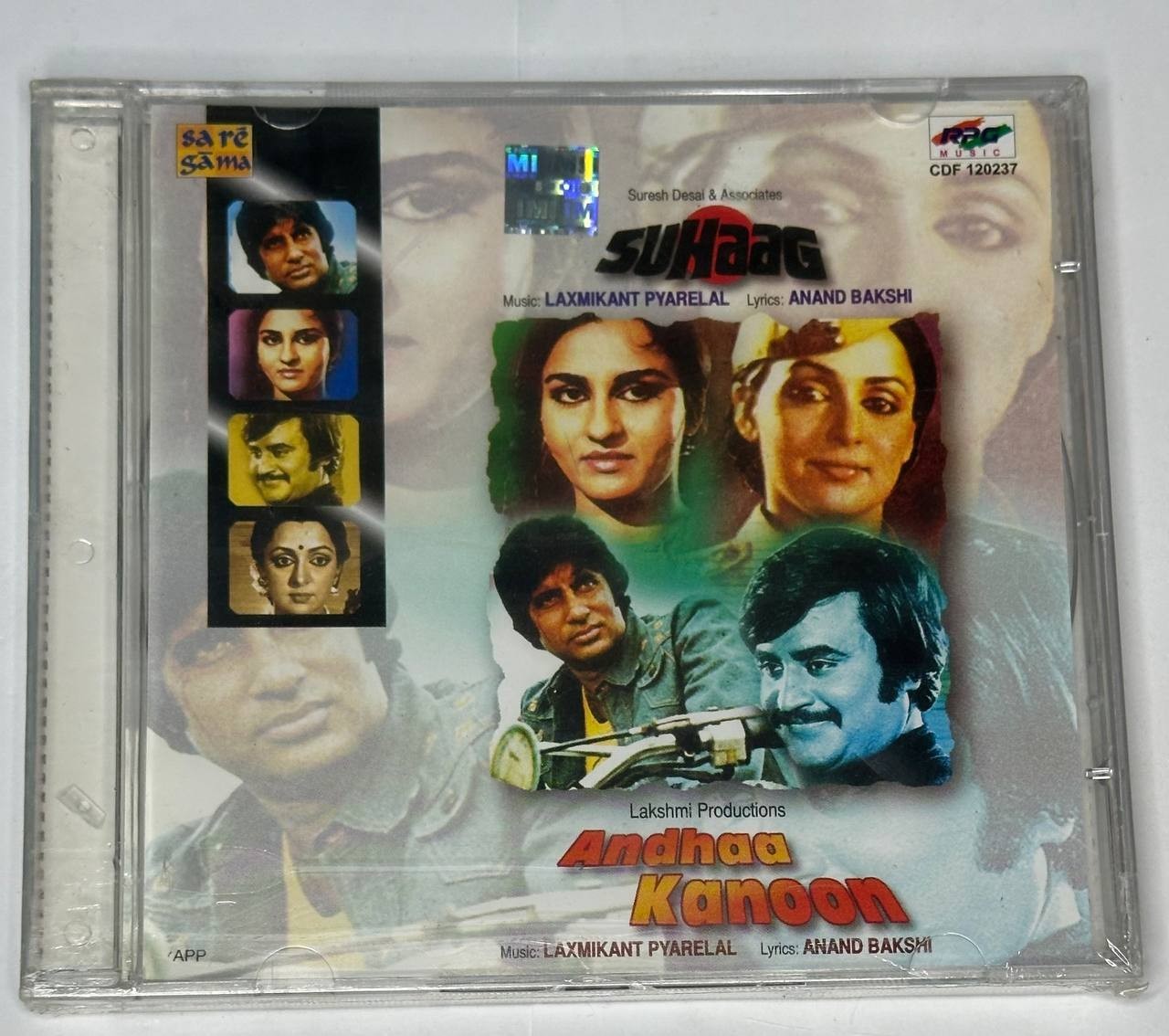 *New Sealed* Suhaag Andhaa Kanoon CD Bollywood Hindi Indian Laxmikant Pyarelal
