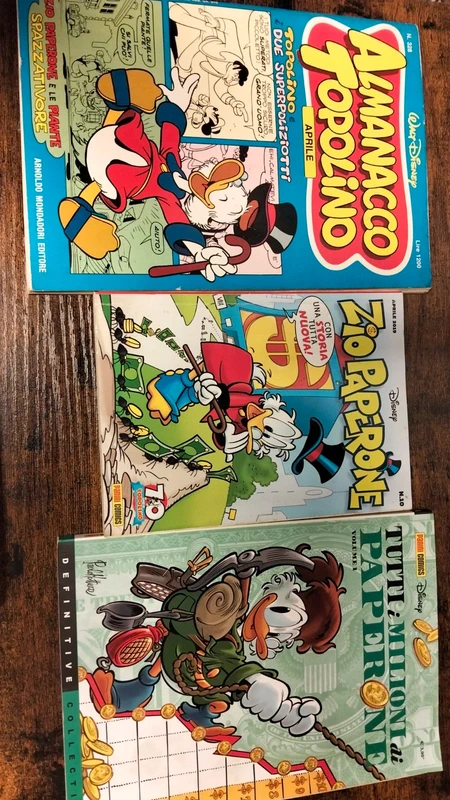 Lotto 3 Fumetti Disney - Almanacco Vintage + Zio Paperone