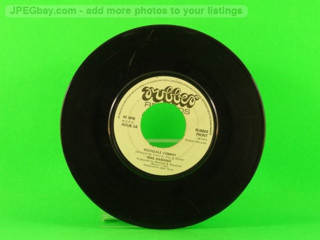 HARDING,MIKE ROCHDALE COWBOY (1) (137) 7" RUBBER RECORDS
