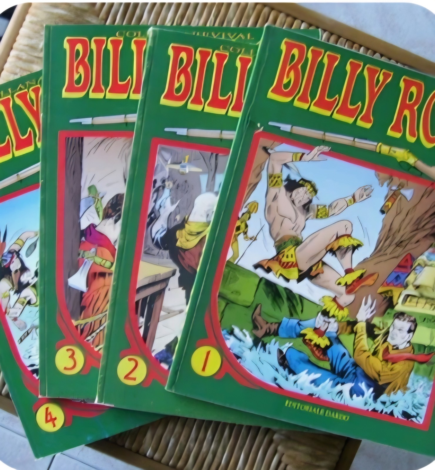BILLY ROCK 1 2 3 4 Ristampa Completa DARDO Anni Novanta Formato Texone
