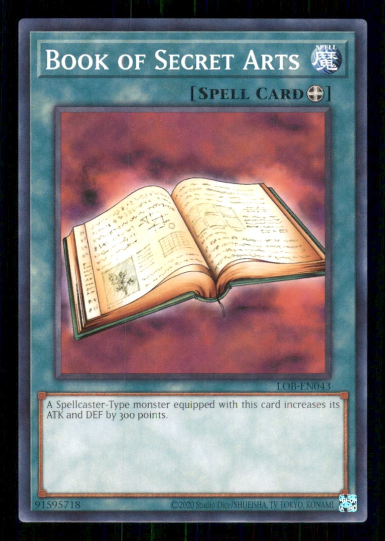Libro delle Arti Segrete LOB-EN043 (Edizione 25° Anniversario) Yu-Gi-Oh Unlimited NM