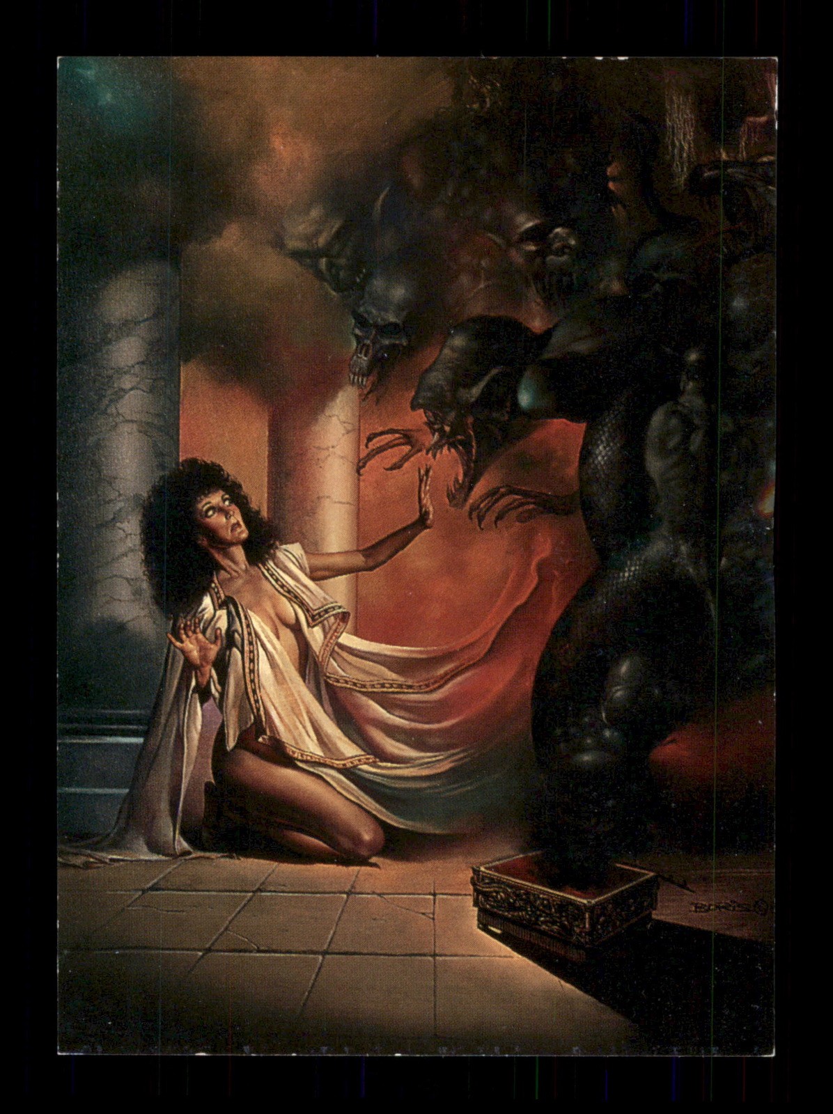 3 Pandora 1989 Boris Vellejo 1992 Fantasy Art Card TC CC