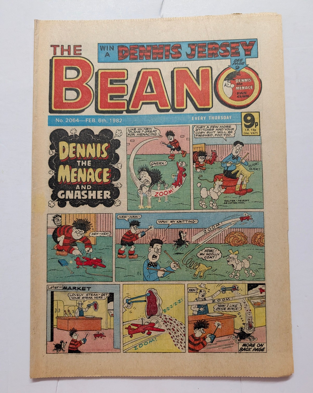 Beano Comic No 2064, February 6th 1982.