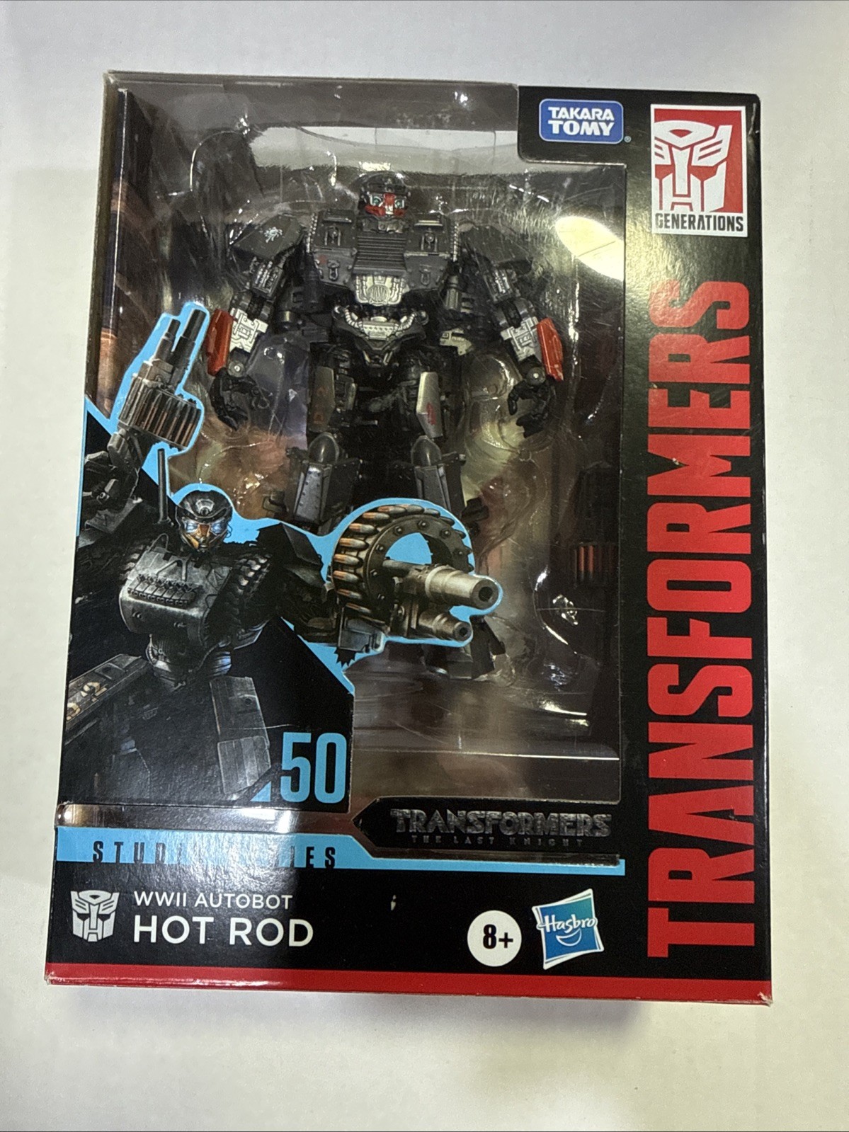 TRANSFORMERS WWII HOT ROD FIGURE STUDIO SERIES THE LAST KNIGHT DELUXE MISB 2019