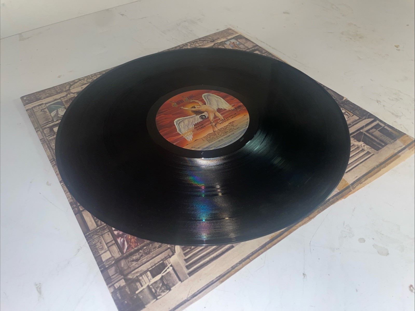 LED Zeppelin Physical Graffiti Vinyl Double LP Album 1975, Swan Song Records