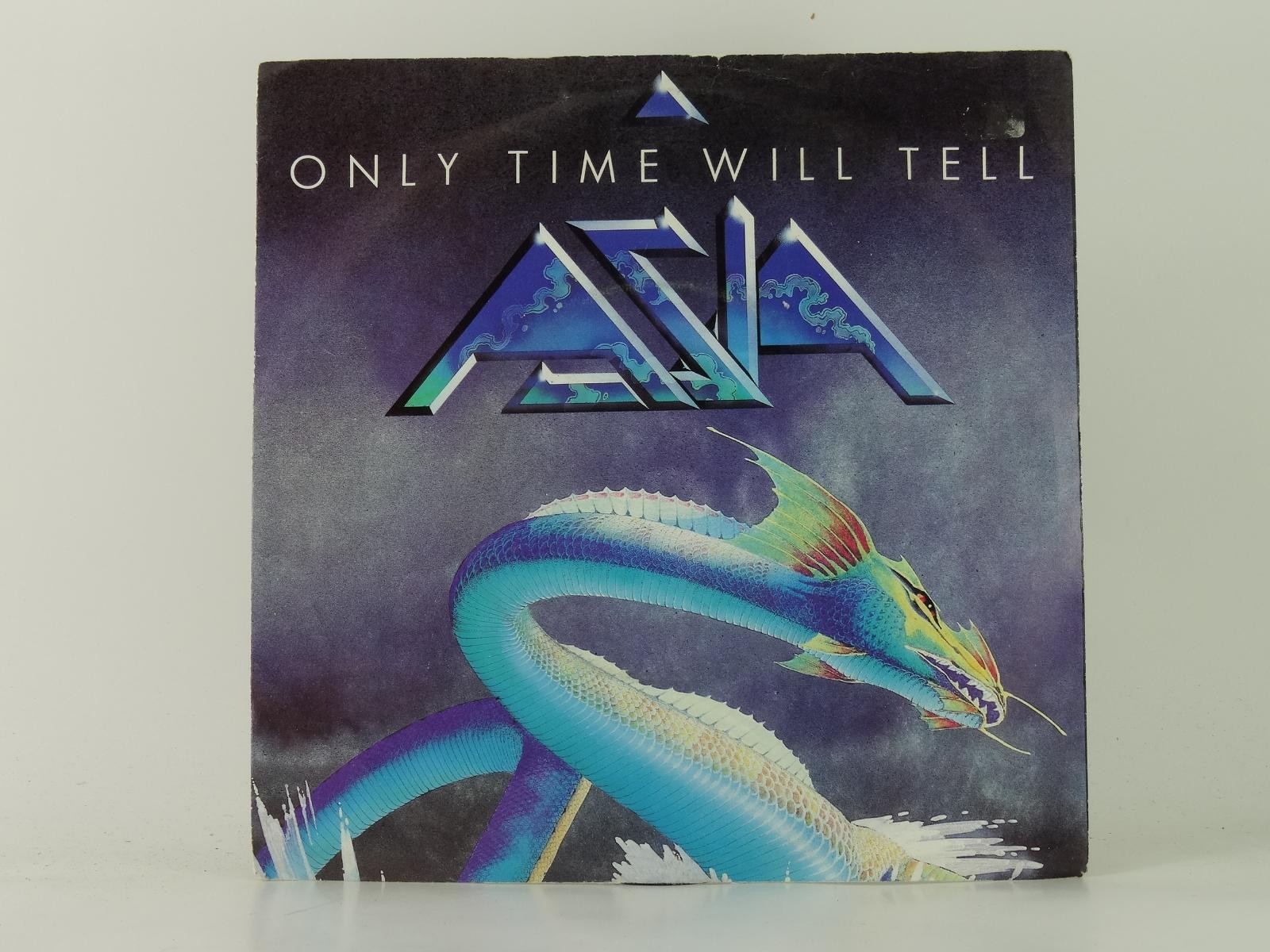 ASIA ONLY TIME WILL TELL (64) 2 Track 7" Single plus Picture Sleeve GEFFEN RECOR