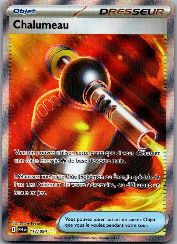 Chalumeau (Flammes Fantasmagoriques 117/094) Gold Secrète (Near Mint)