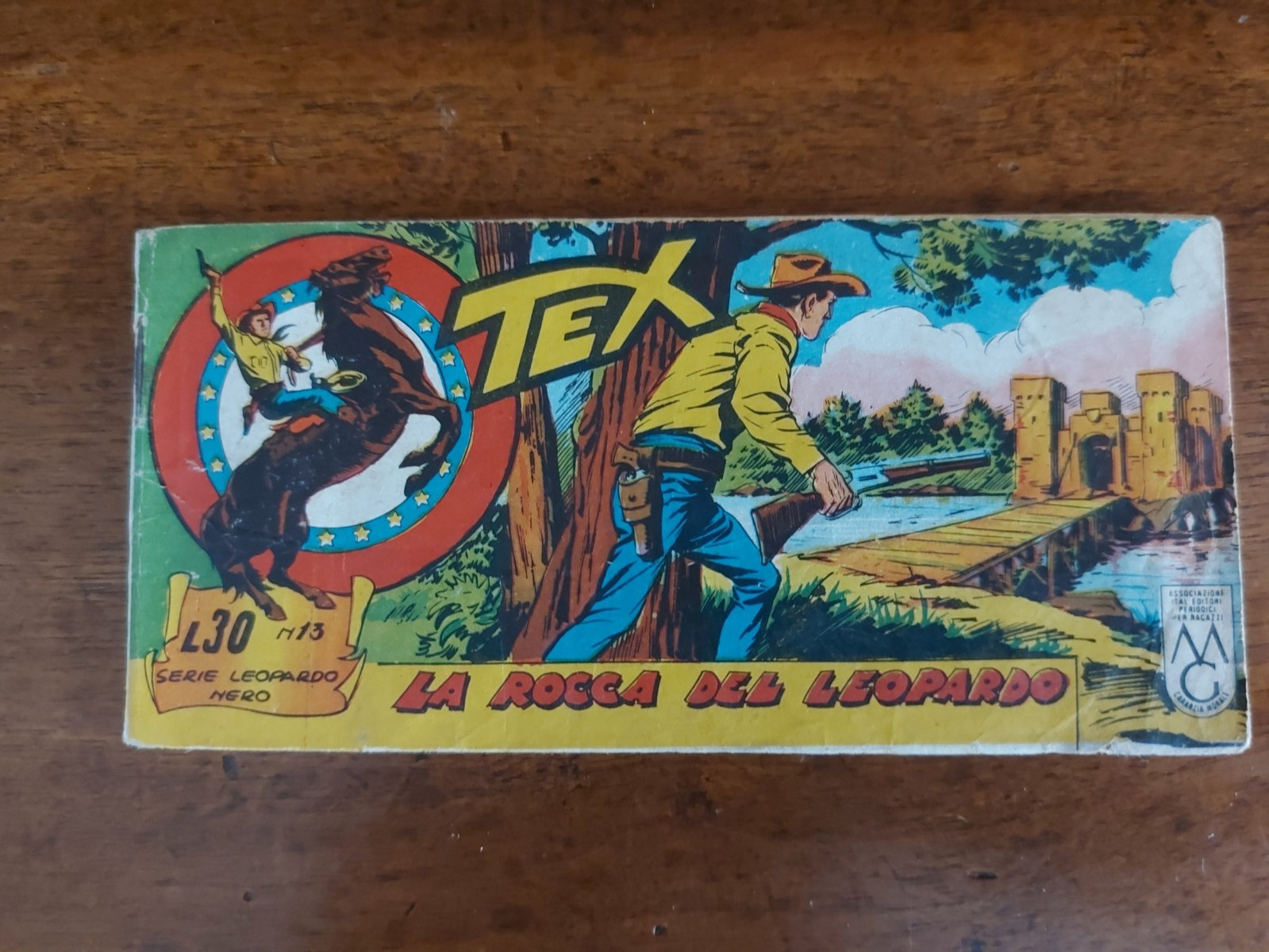TEX Striscia SERIE LEOPARDO NERO N. 13   -  28 Luglio 1962 (8406)