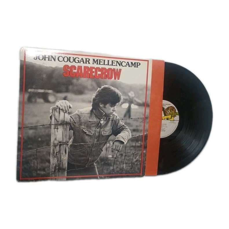 John Cougar Mellencamp Scarecrow 1985 Vinyl LP Riva MB 24865 Small Town Rock
