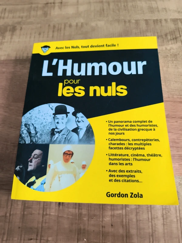 Livre l'humour pour les nuls