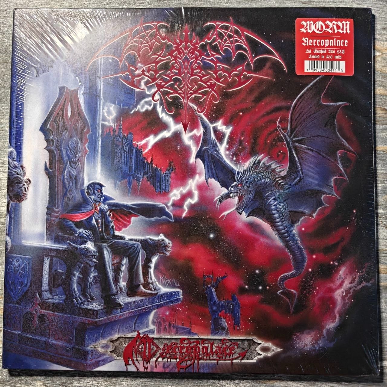 SEALED RARE Worm Necropalace Red Vinyl 2LP Gatefold Limited 300 Metal 2026