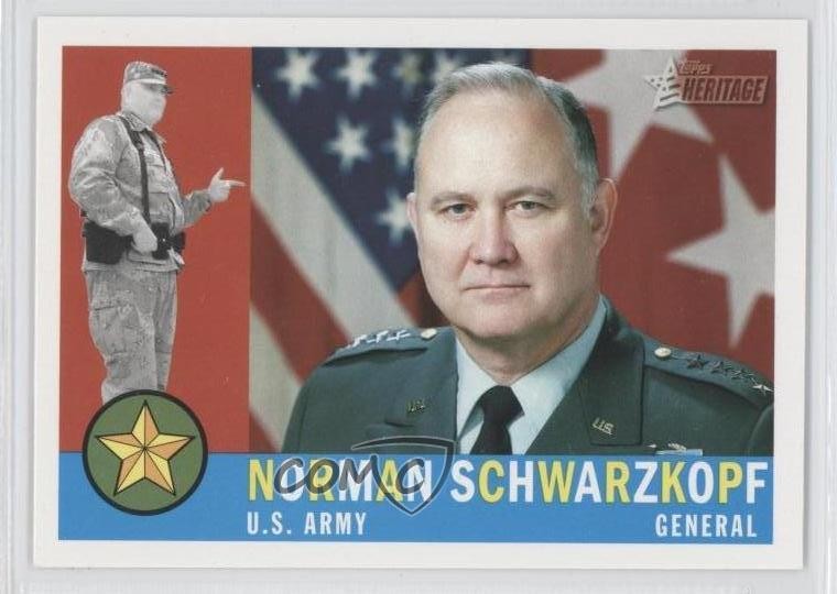 2009 Topps Heritage American Heroes Edition Norman Schwarzkopf #4 0u7