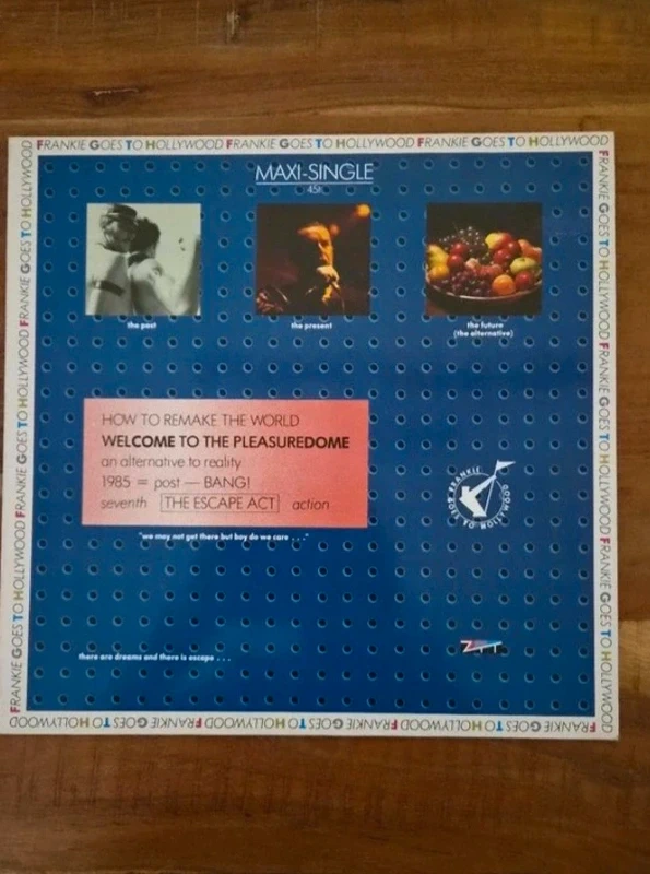 Maxi-Single von Frankie Goes to Hollywood mit dem Titel "Welcome to the Pleasuredome"