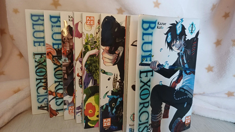 Lot de 7 manga blue exorciste