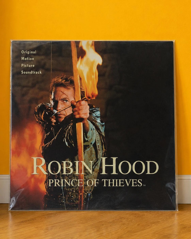 Robin Hood Prince Of Thieves BSO Disco de Vinilo 1991 Primera edicion Especial coleccionista
