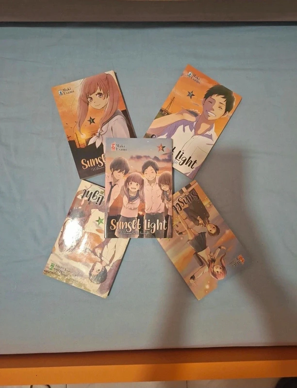 set manga sunset light