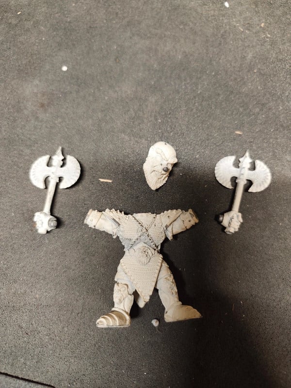 Figurine nain géant Clangeddin Silverbeard