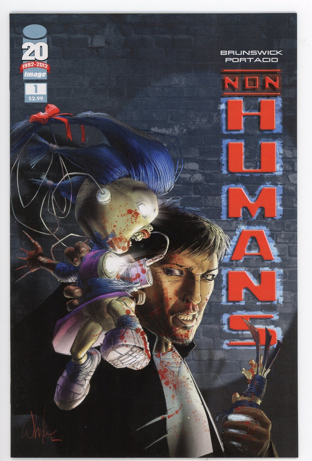 Non Humans #1 Comic Book Image Comics 2012 Glen Brunswick Whilce Portacio 1st