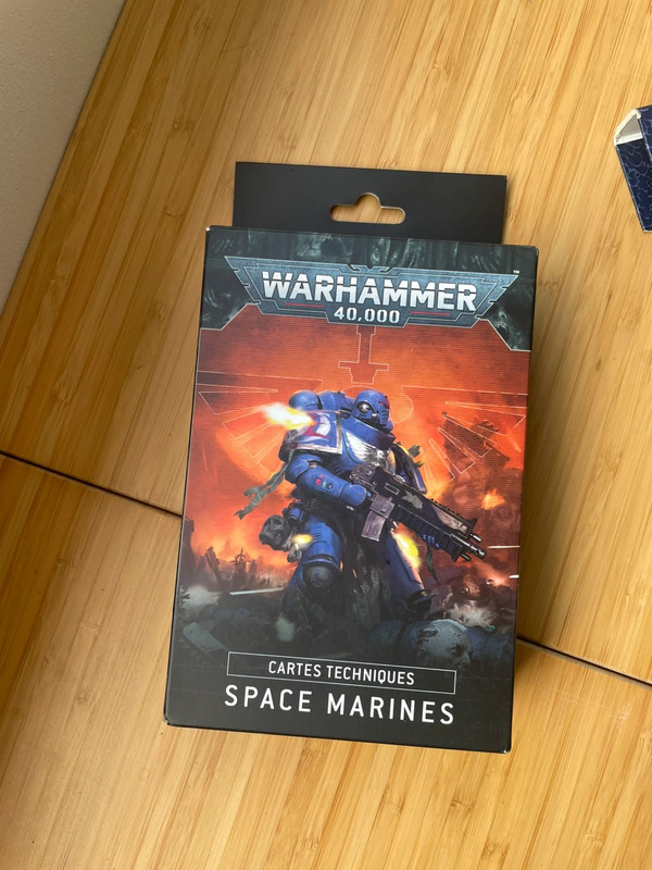 Cartes techniques Space marine vf