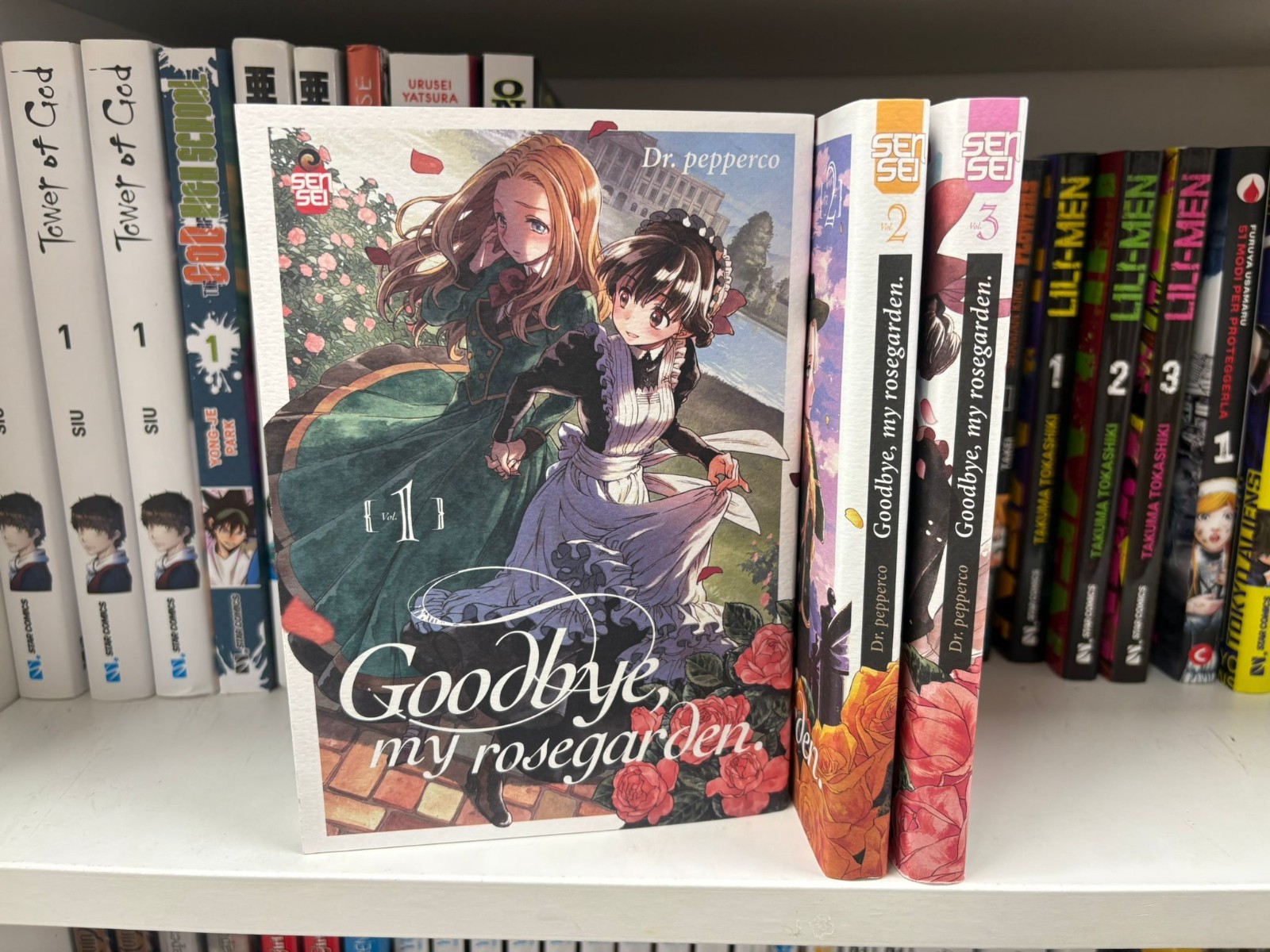 GOODBYE, MY ROSEGARDEN - Serie Completa 1/3 + CARTOLINA - Mangasenpai - NUOVI