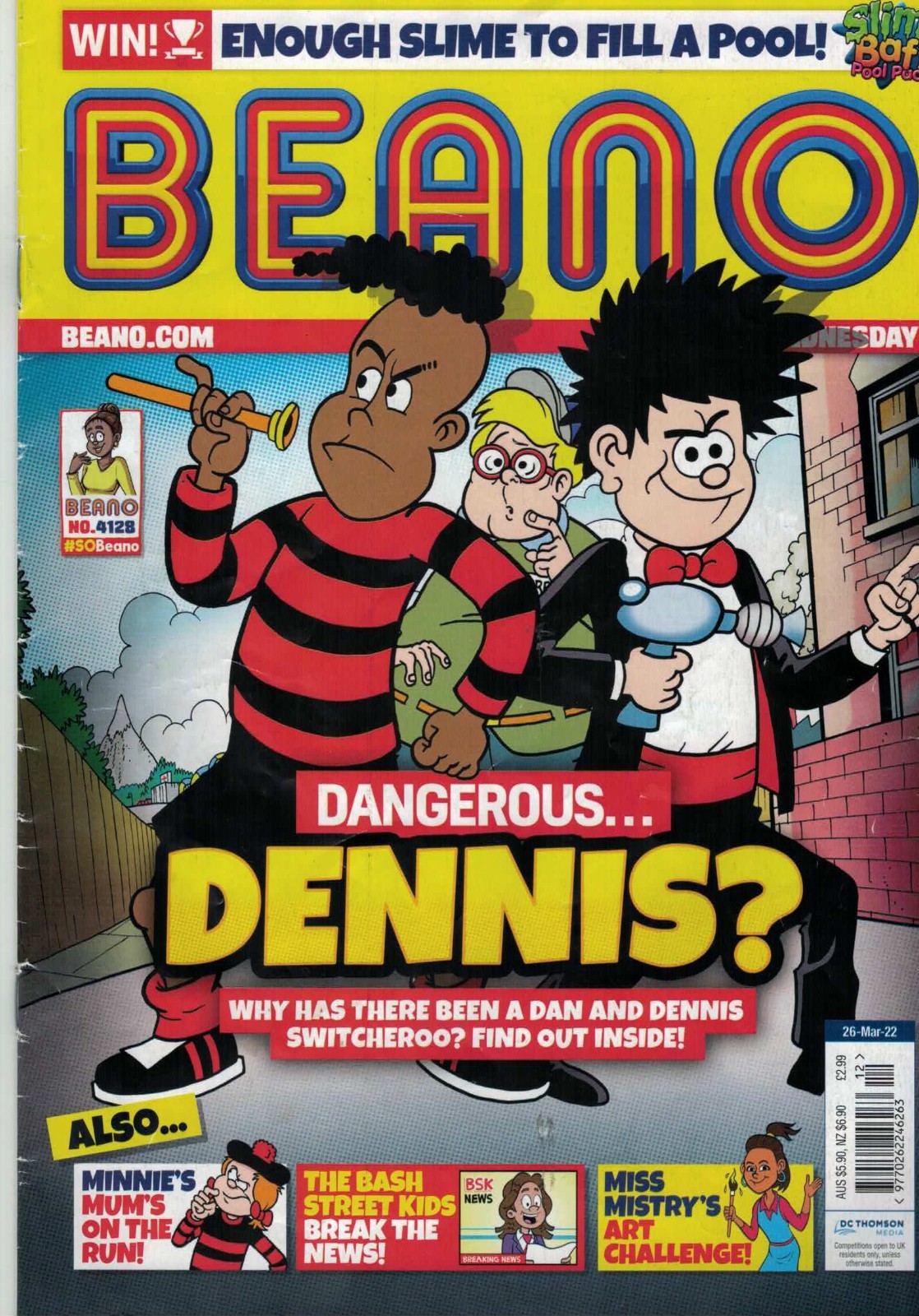 Beano Comic - No. 4128 - 26/03/2022 - Back To School!