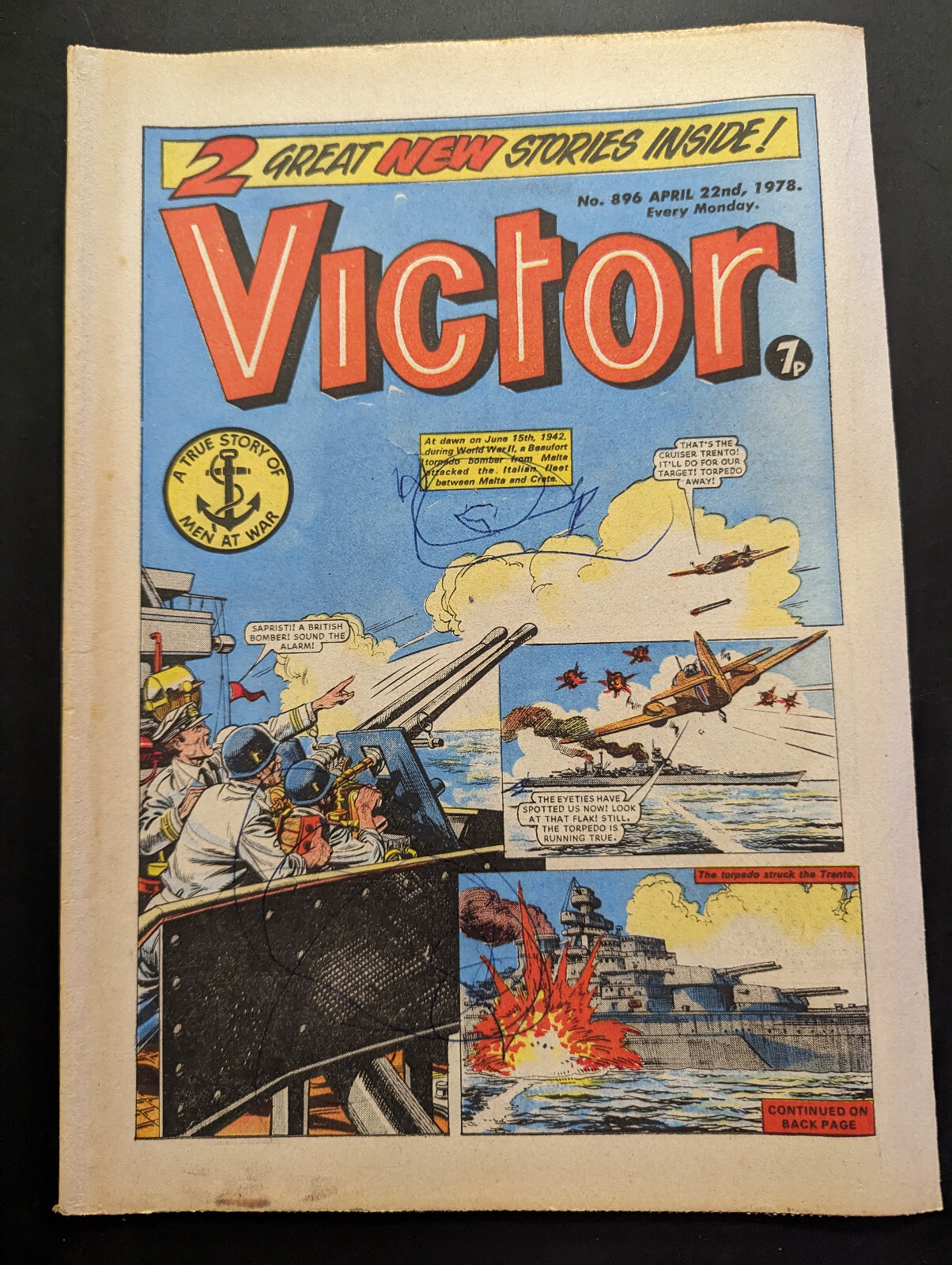 The Victor Comic, No 896, April 22nd 1978.