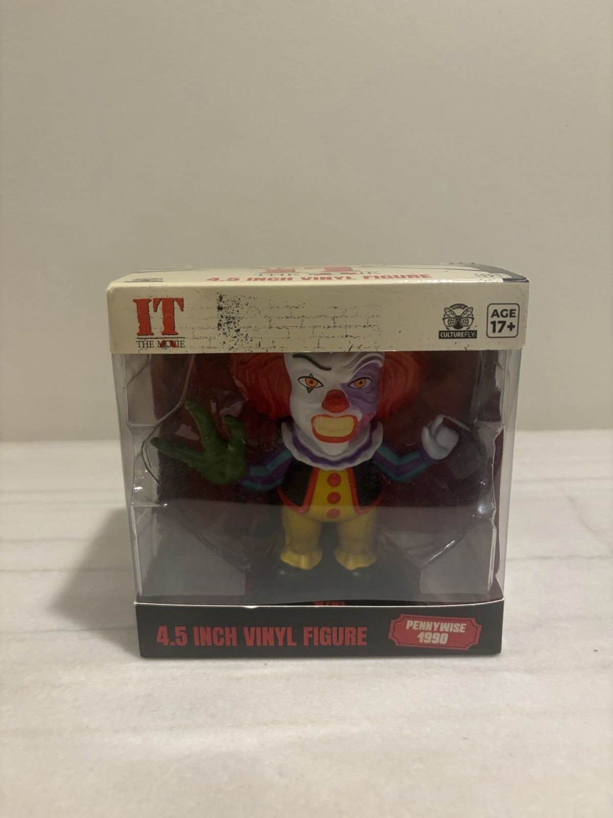 IT THE MOVIE 4.5" Vinyl Figure Collectible, PENNYWISE 1990 - New