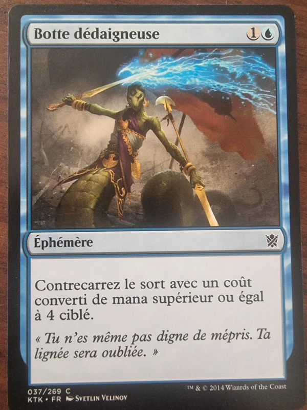 Contresort - Botte dédaigneuse