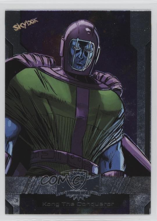 2024 Skybox Marvel Metal Universe Avengers Kang Il Conquistatore #61 0us8