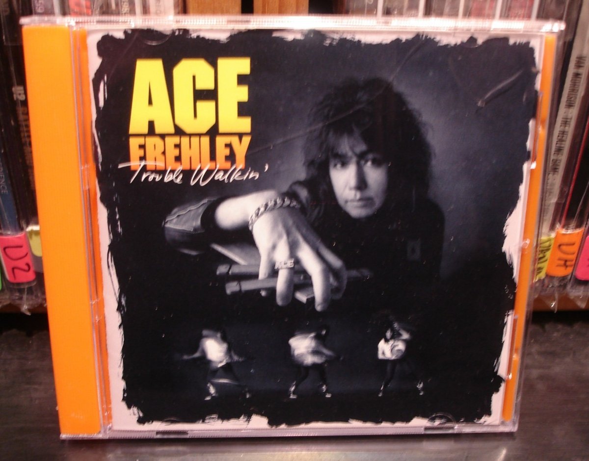 Ace Frehley ~ Trouble Walkin' ~ (CD 1989 Megaforce / Atlantic 7 82042-2)
