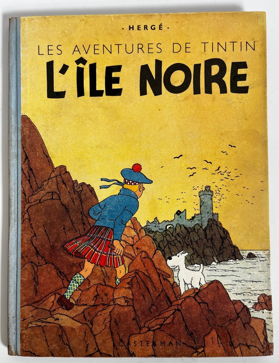 HERGE - L'ILE NOIRE - A23 BIS - 2e COULEUR CASTERMAN - 1943