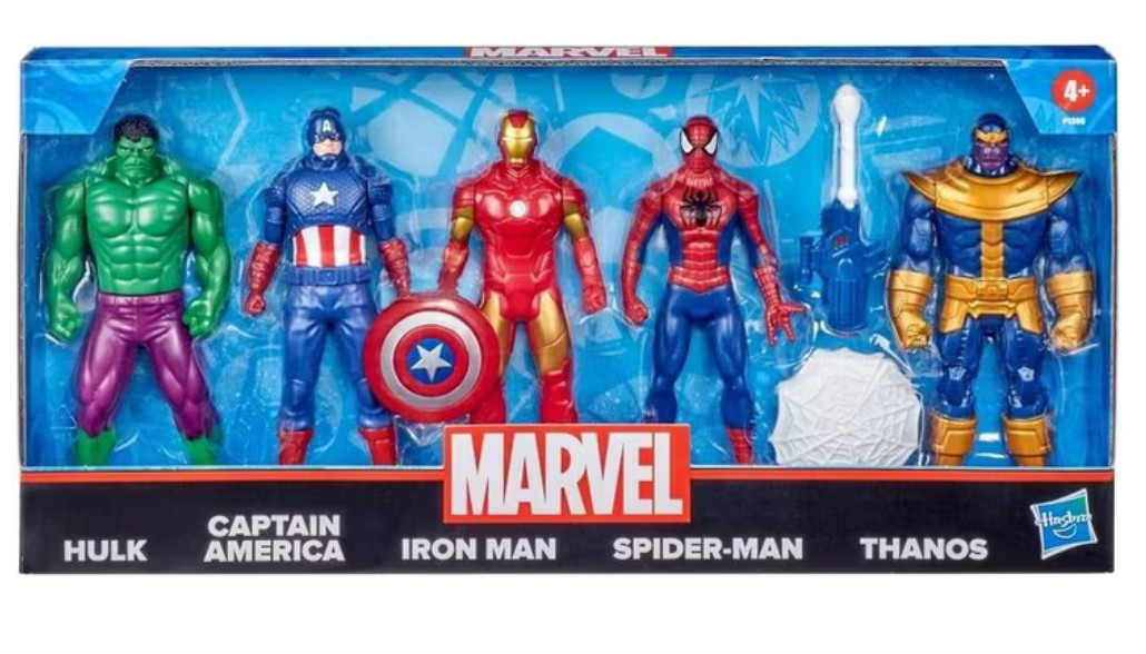 Hasbro Marvel Avengers 5 Pack 6" Figures Hulk Spider-Man Iron Man Thanos NEW