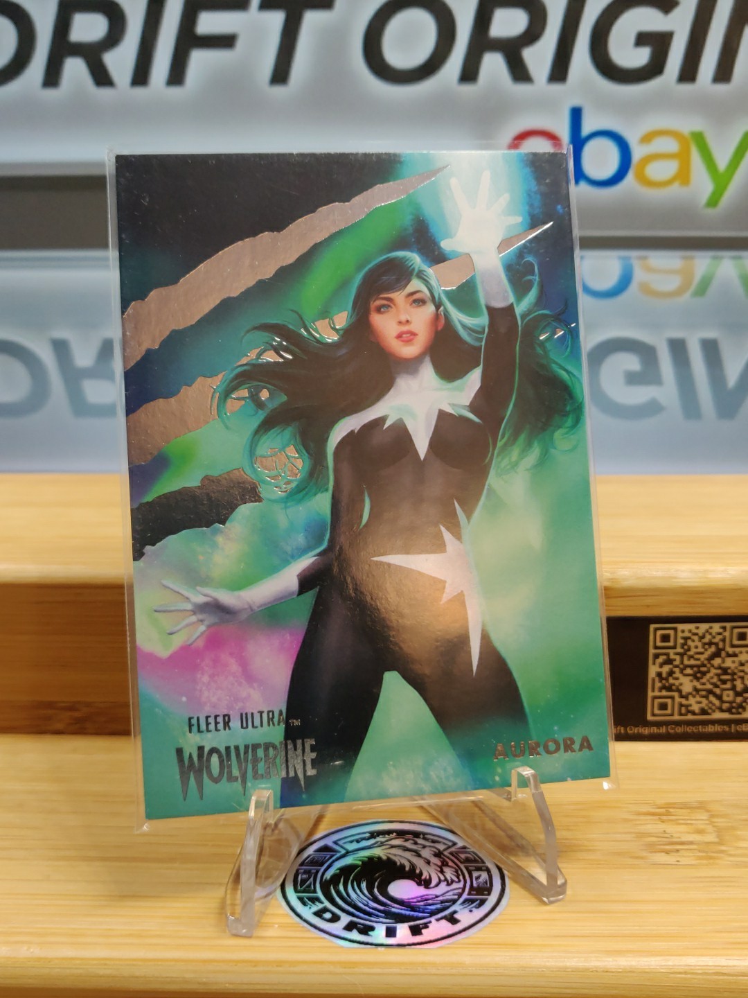2024 Upper Deck Marvel Fleer Ultra Wolverine #10 Aurora lamina d'argento