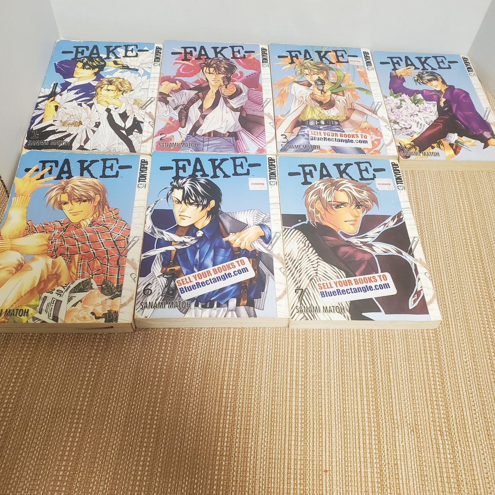 Fake -Fake- Vol Volume 1 2 3 5 6 7 LOTTO SET SERIE Sanami Matoh Tokyopop Fumetto