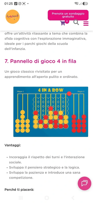 Gioco a pannello 4 in fila 4 in a row