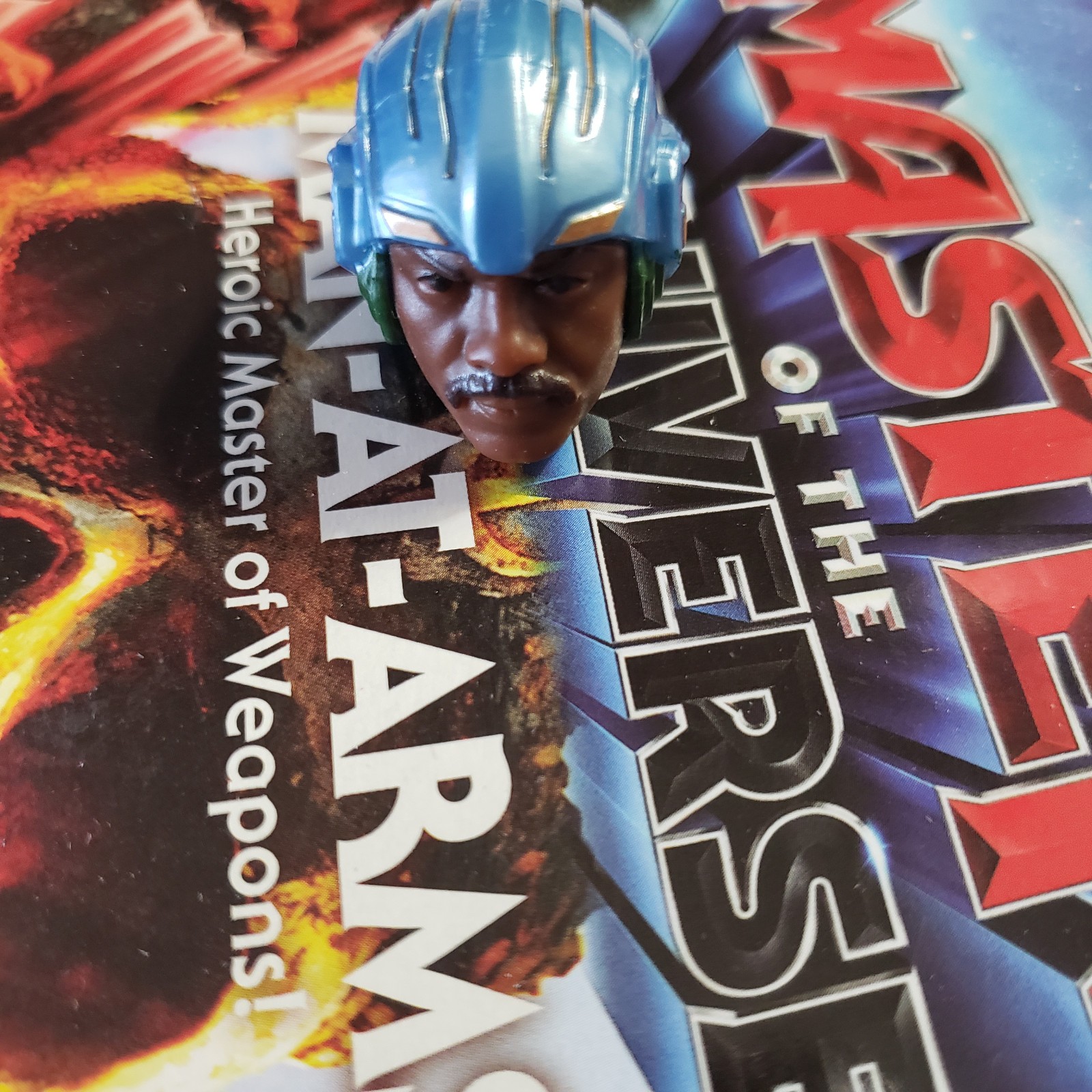 MOTU Masters Origins 2026 Movie Man At Arms Head SOLO WWE Personalizzatore Idris Elba