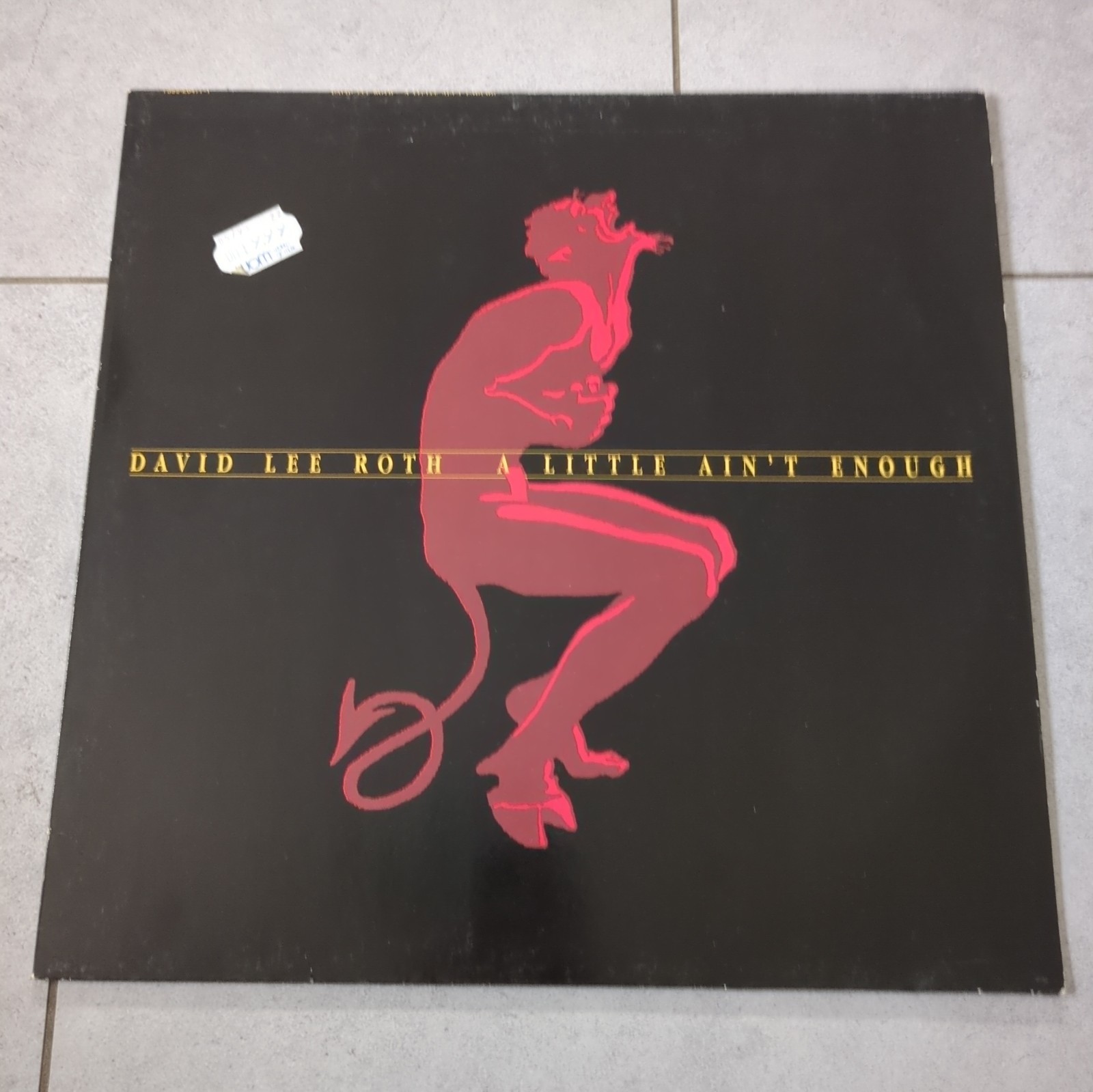 David Lee Roth  A Little Ain't Enough Vinyl LP Schallplatte 1991  GER  OIS EX/EX