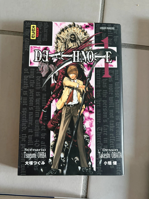Death note manga tome 1