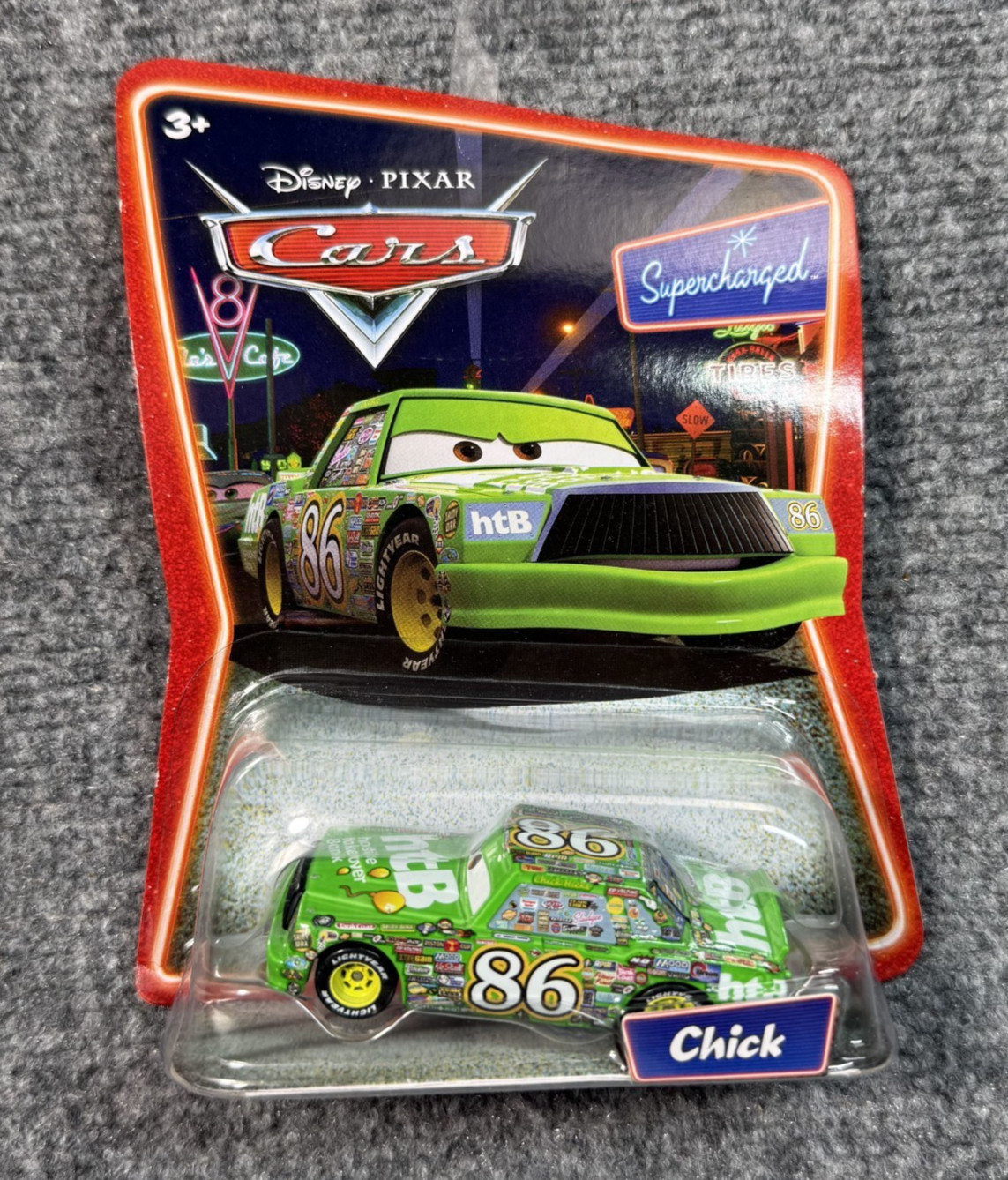 Disney PIXAR Cars sovralimentato DINOCO PULCINI HICKS #86 nuovo con scatola