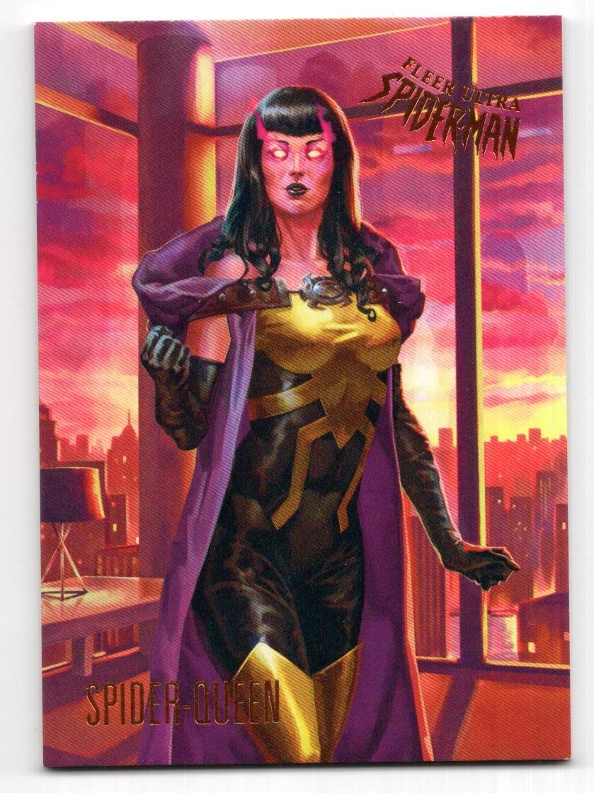2017 Fleer Ultra Spider-Man Set Base Card #36...SPIDER-QUEEN