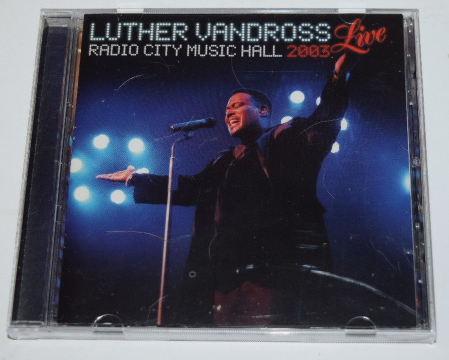Luther Vandross Live at Radio City Music Hall 2003 (CD) Album LN