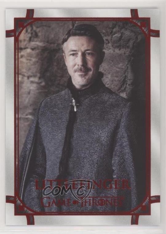 Game of Thrones 2021 The Iron Anniversary Serie 1 Rosso 131/50 Petyr Baelish a0l