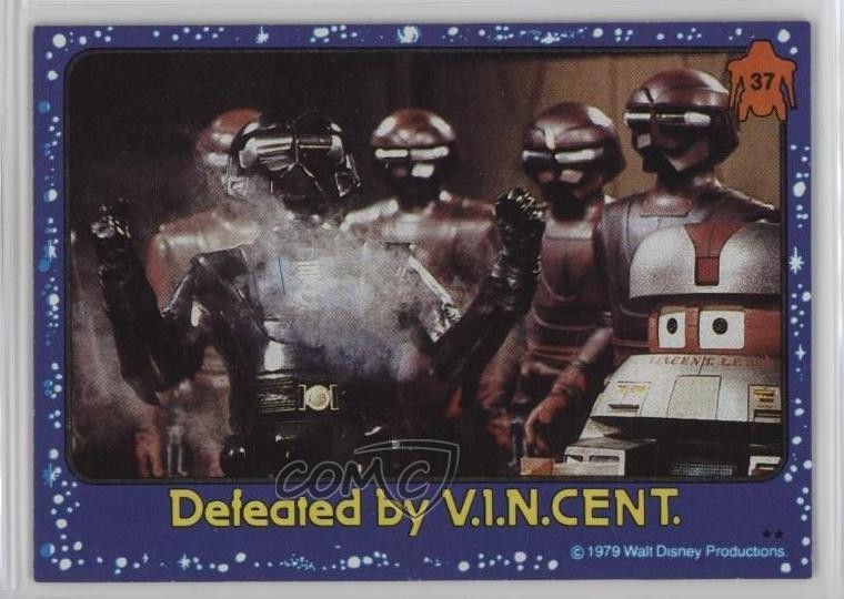 1979 Topps Il buco nero sconfitto da VINCENT #37 0b3