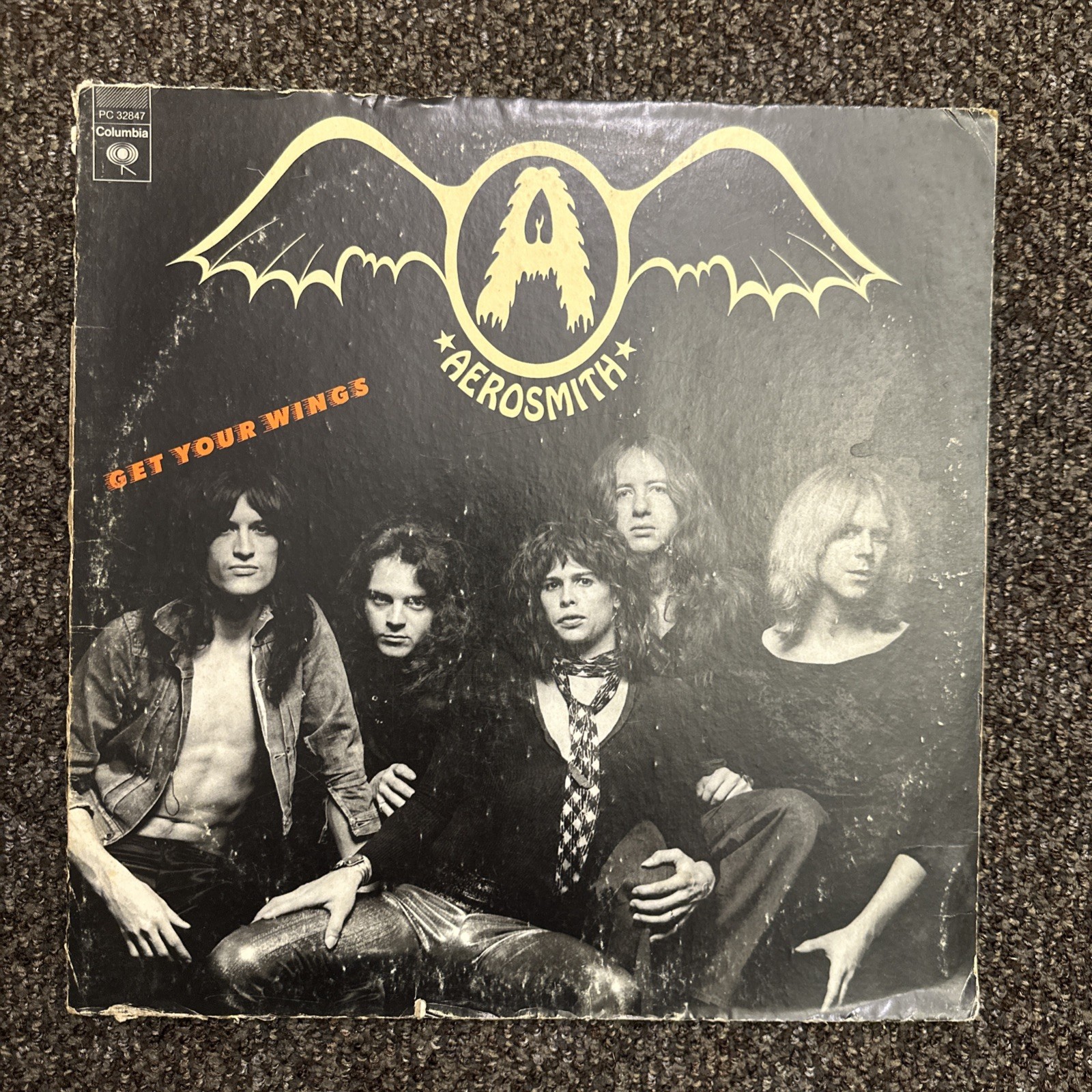 Aerosmith Get Your Wings Columbia Records PC 32847 1974 Vinyl LP Album Original
