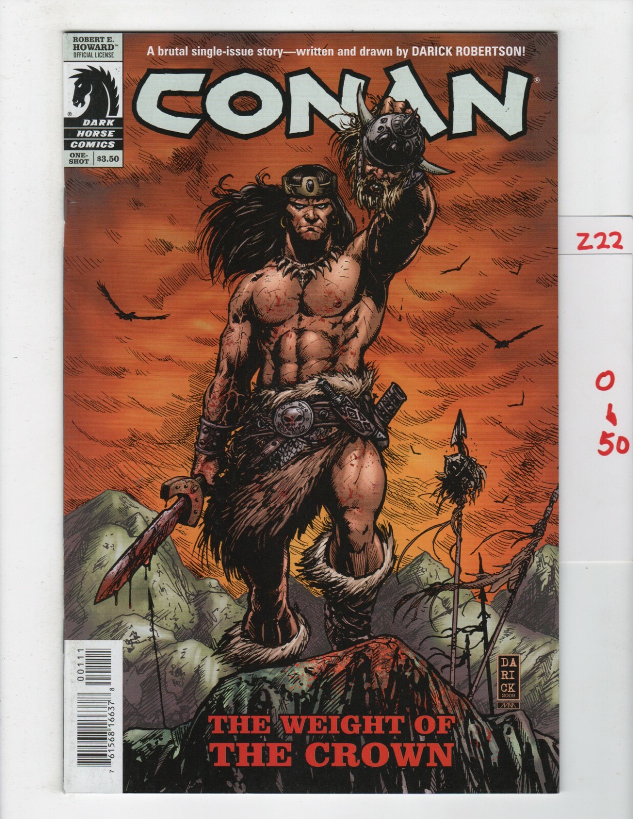 Conan Il Peso della Corona #1 VF/NM 2010 Dark Horse z22050