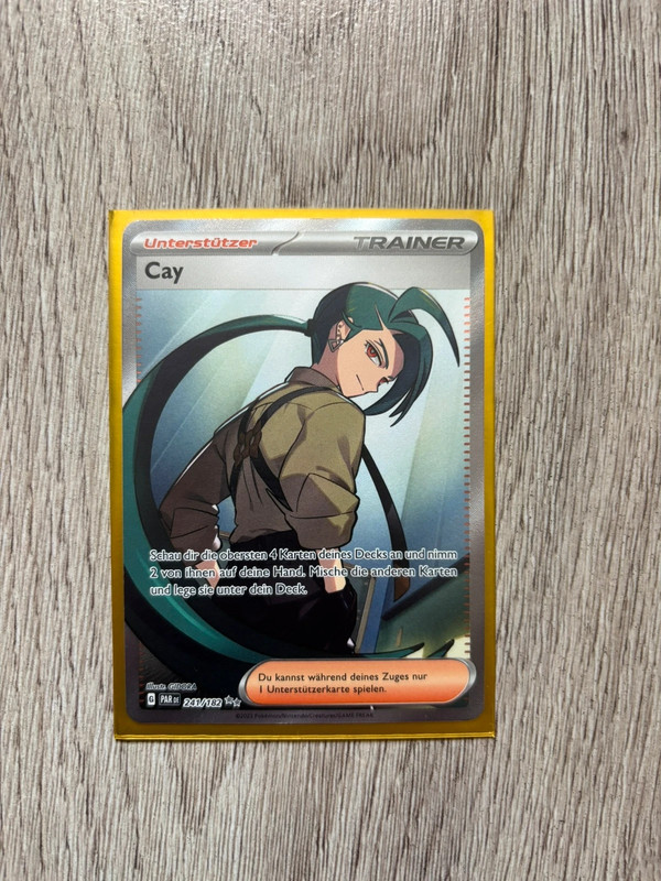 Pokémon Karte Cay Trainer Unterstützer Holo