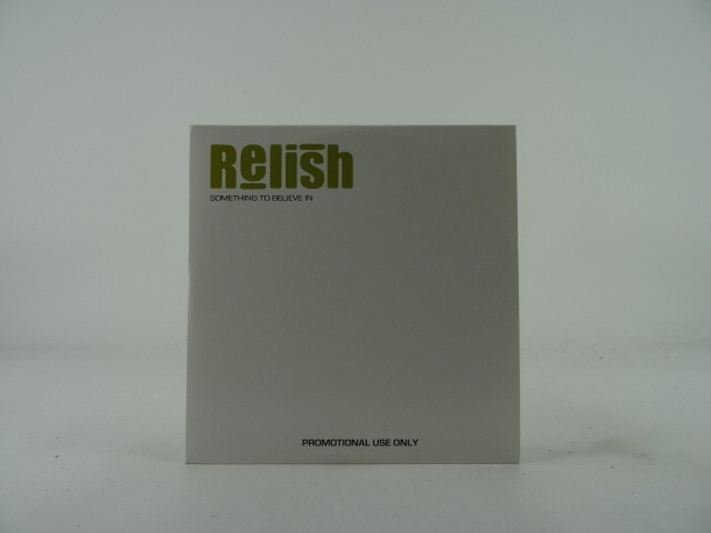 RELISH SOMETHING TO BELIEVE IN (A74) 2 Track Promo CD Single including Card Slee