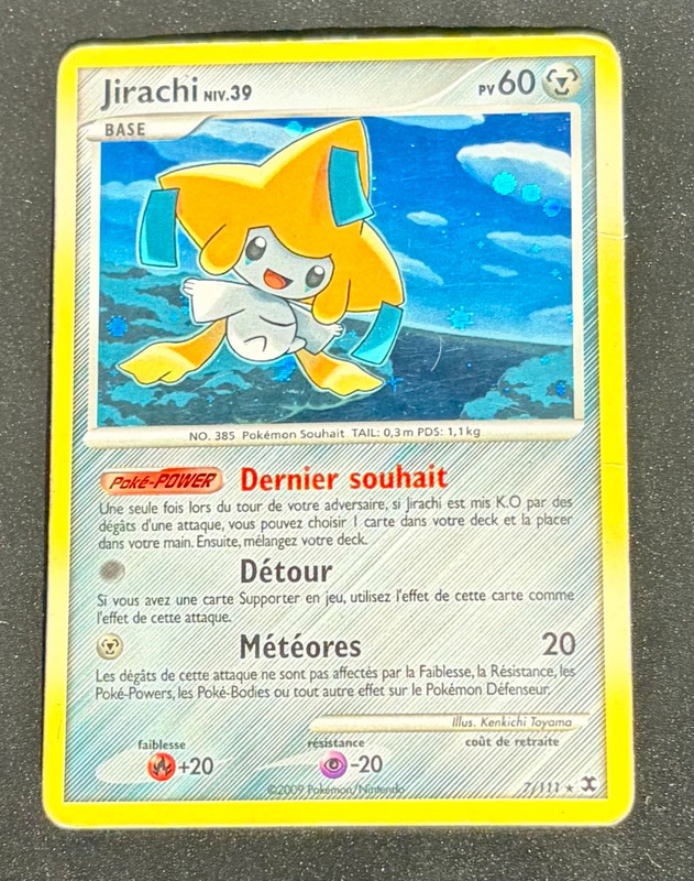 Jirachi niv.39 reverse 7/112