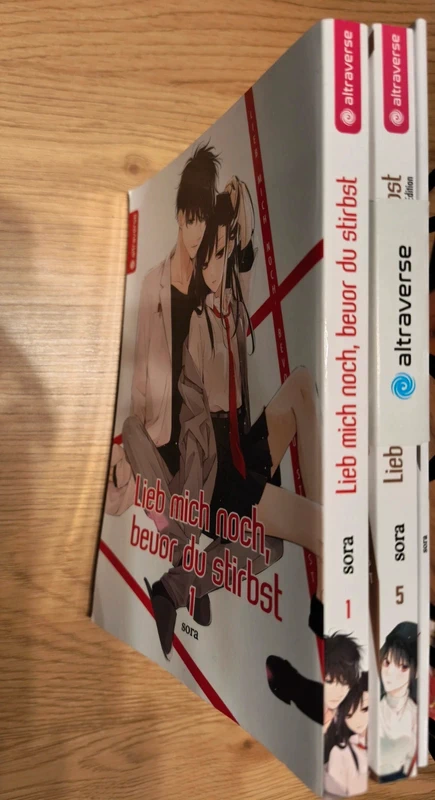 Lieb mich noch, bevor du stirbst Manga Band 1 & 5 (+ Extras)