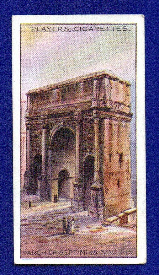 ARCO DI SETTIMIO 1916 JOHN PLAYER MERAVIGLIE DEL MONDO #4 EXMINT BEI CORNERS
